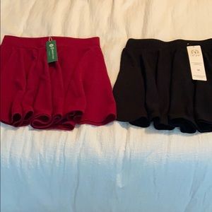 Skater skirt textured set